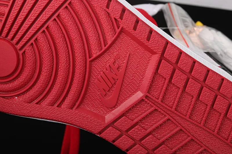 All categories Air Jordan Jordan series basketball shoes Air Jordan 1 High Air Jordan 1 RETRO HIGH OG AJ1 Joe 1 new black and red high frequency flying wing LOGO 555088-062